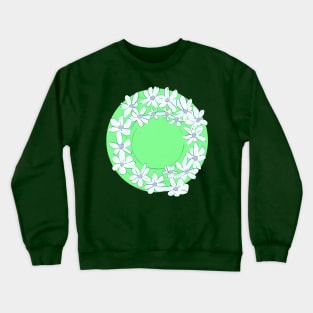 Mother's Day Daisy Chain Flower Wreath (MD23MOD003c) Crewneck Sweatshirt